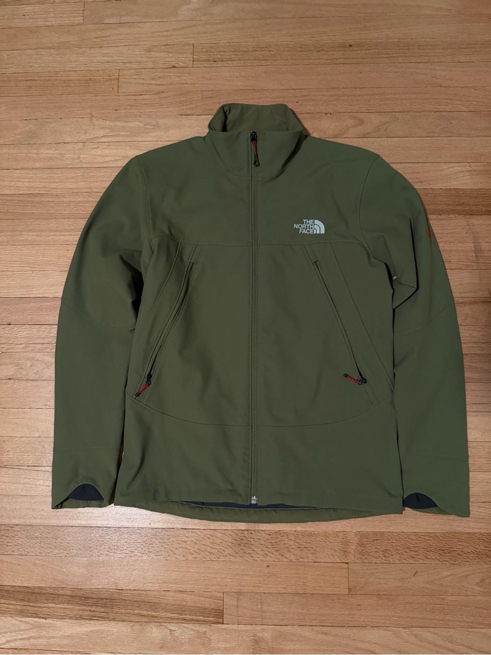 The North Face Summit Series Men's Olive Green Softshell Jacket
